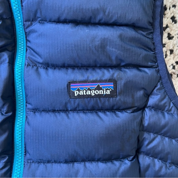 Patagonia Puffer Vest Navy Blue Full Zip Women’s Size XS - Picture 6 of 14